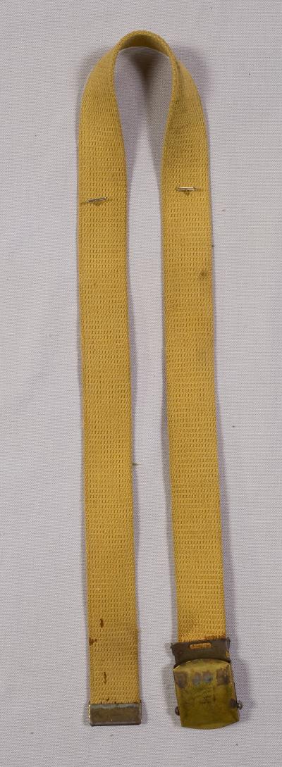 WWII Army Trousers Waist Belt and Buckle