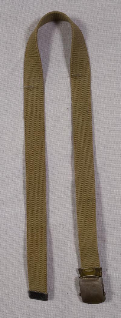 WWII Army Trousers Waist Belt and Buckle
