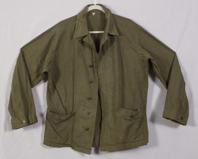 WWII HBT Field Shirt 2nd Pattern 38R Altered