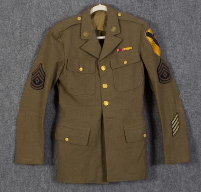 WWII 1st Cavalry Division Uniform Jacket Named