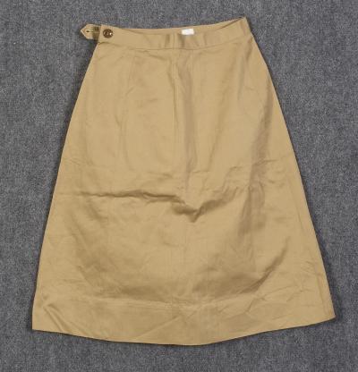 WWII WAAC US Army Women's Khaki Summer Skirt