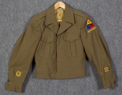 WWII Ike Jacket 2nd Armored Division 36R