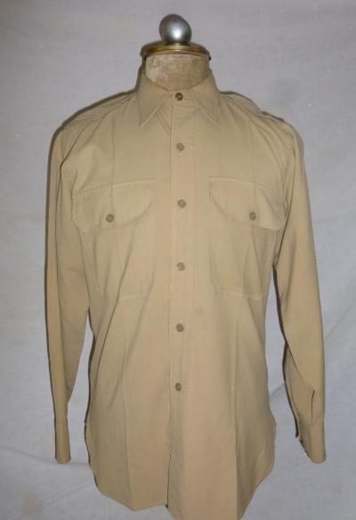 WWII Khaki Officers Shirt