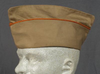 WWII Khaki Ordnance Garrison Cap 
