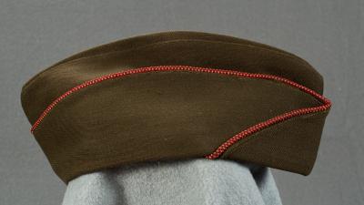 WWII Wool Engineer Garrison Cap Pinks