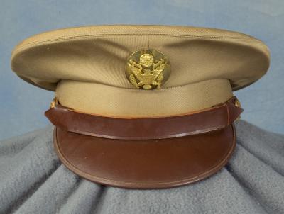 WWII Army Enlisted Visor Cap Hat 7 1/4