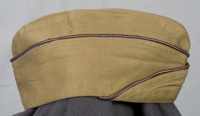 WWII Khaki AAF Garrison Cap 7 1/4