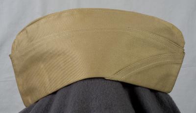 WWII Khaki Garrison Cap