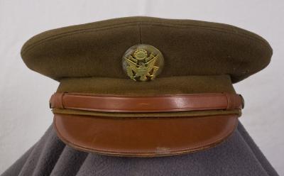 WWII Army Semi Crusher Visor Cap Hat Society Brand