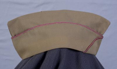 WWII Khaki Medical Medic Garrison Cap 7 1/4