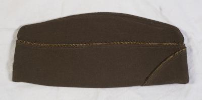 WWII Pinks & Greens Officer Overseas Cap 7 1/8