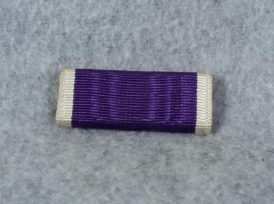 WWII USN USMC Purple Heart Ribbon Hilborn Hamburg