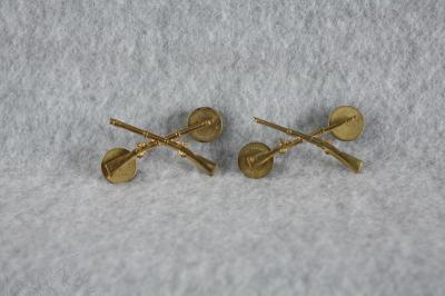 WWII Infantry Officer Collar Insignia