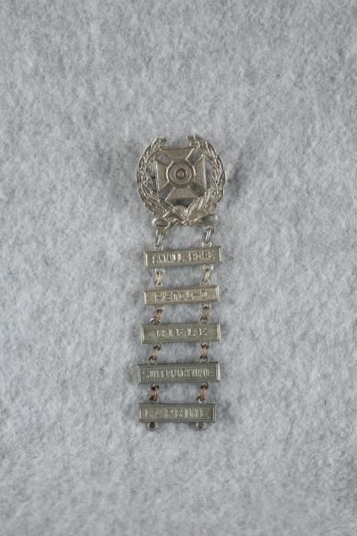 WWII Army Expert Badge with 5 Bars