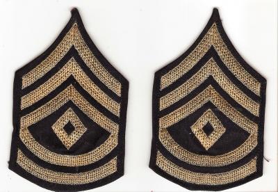 WWII 1st Sergeant Patches Pre-1942