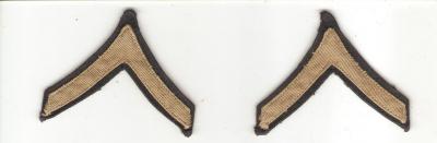 WWII Army PFC Private 1st Class Rank 