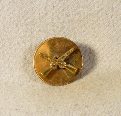 Items For SALE Area-- WWII Infantry Collar Disk Screw Back