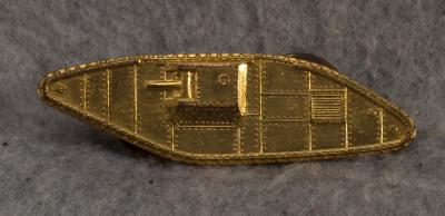 WWII Armored Tank Collar Insignia Officer