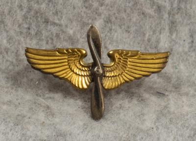 Items For SALE Area-- WWII Army Officer AAF Collar Pin Luxenberg