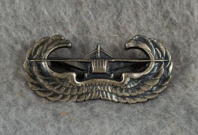 WWII Airborne Glider Wings Pin Back Sterling 