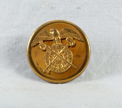 WWII Quartermaster Collar Disc Screw Back