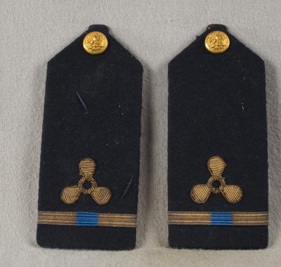 USN Machinist Warrant Officer 4 Shoulder Boards