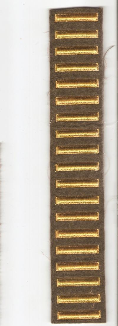 WWII Army 19 Overseas Stripes