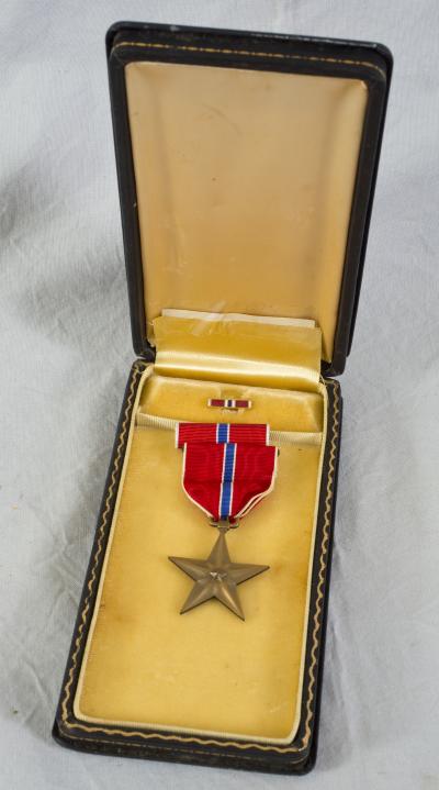 WWII Bronze Star Medal Cased 