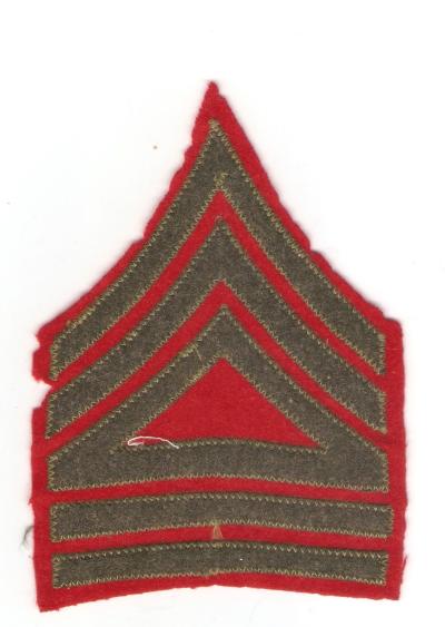 WWII USMC Technical Sergeant Patch