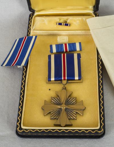 WWII Distinguished Flying Cross Medal Cased