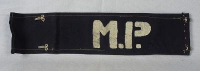 WWII era Army MP Armband Brassard Theater Made