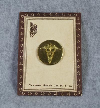 WWII Medical Collar Disc Screwback