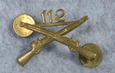 WWII era Officer 112th Infantry Regiment Pin