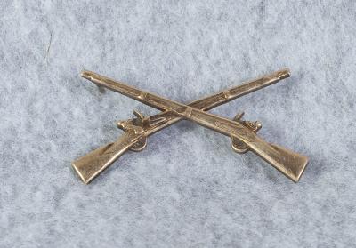 WWII era Infantry Officer Collar Insignia LGB