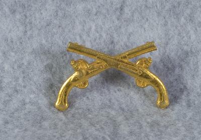 WWII era MP Officers Collar Insignia Pin