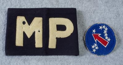 WWII US Army MP Armband Brassard 