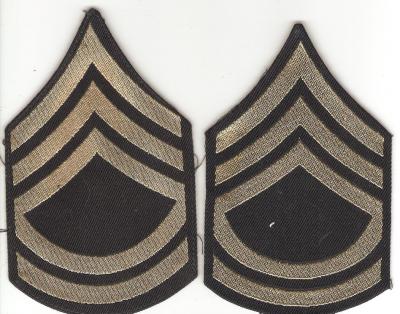 SOLD Archive Area-- WWII Technical Sergeant Rank Patch Bevo