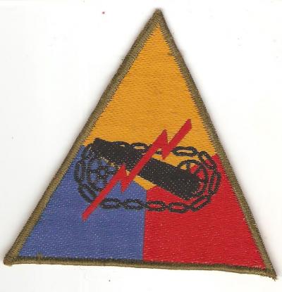 WWII Armored School Theater Made Patch