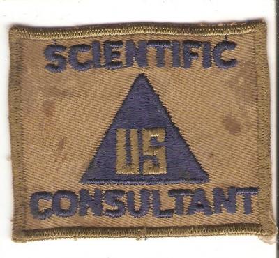 Civilian Scientific Consultant Patch