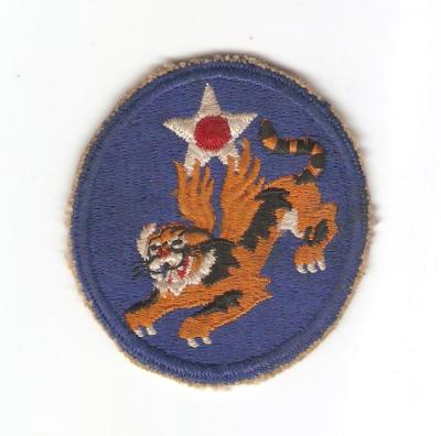 WWII 14th Flying Tigers Army Air Force AAF Patch