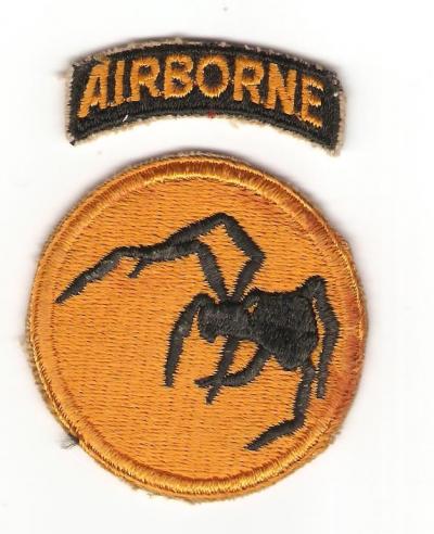WWII 135th Airborne Ghost Division Patch