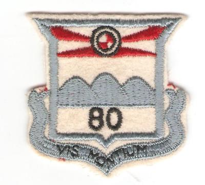 WWII 80th Infantry Division Patch Felt