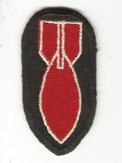 WWII Bomb Disposal Personnel Patch