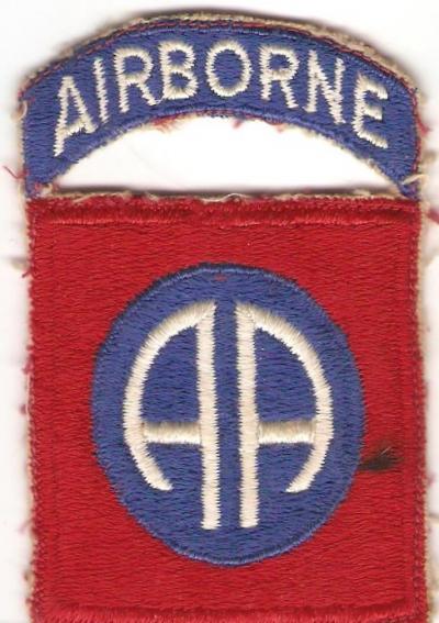 WWII US Army 82nd Airborne Patch