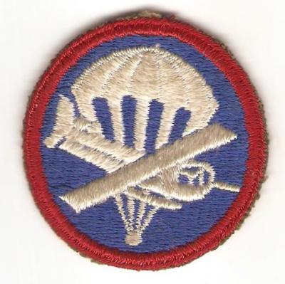 WWII Airborne Paratrooper Officer Cap Patch 