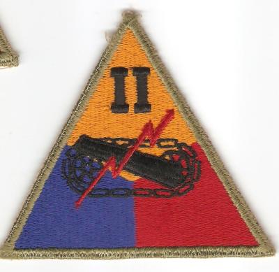 WWII Patch 2nd Armored Corps