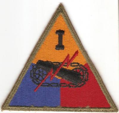 WWII Patch 1st Armored Corps
