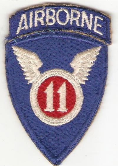 WWII 11th Airborne Division Patch