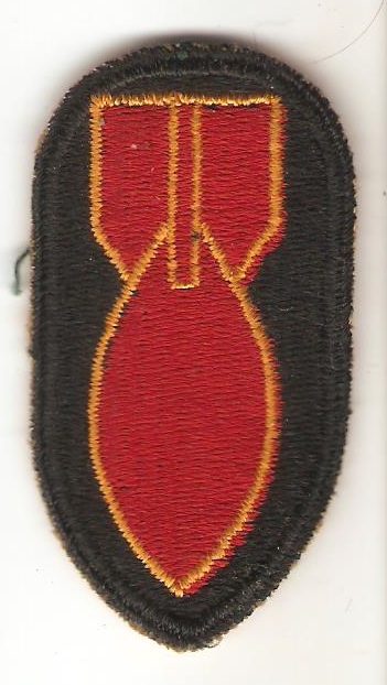WWII Bomb Disposal Personnel Patch