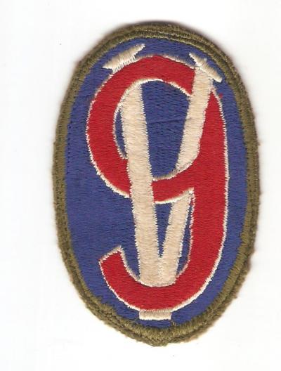Items For SALE Area-- WWII 95th Infantry Division Patch OD Border